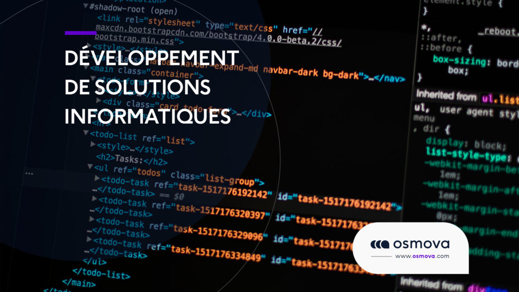 Développement de solutions informatiques
