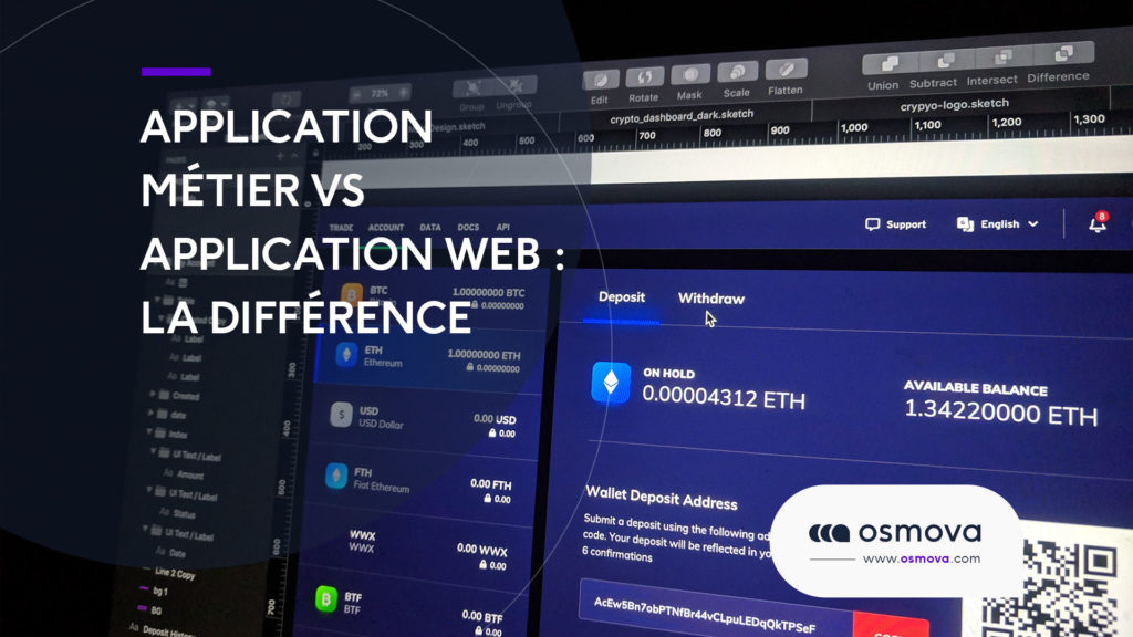 Application métier vs application web : La différence