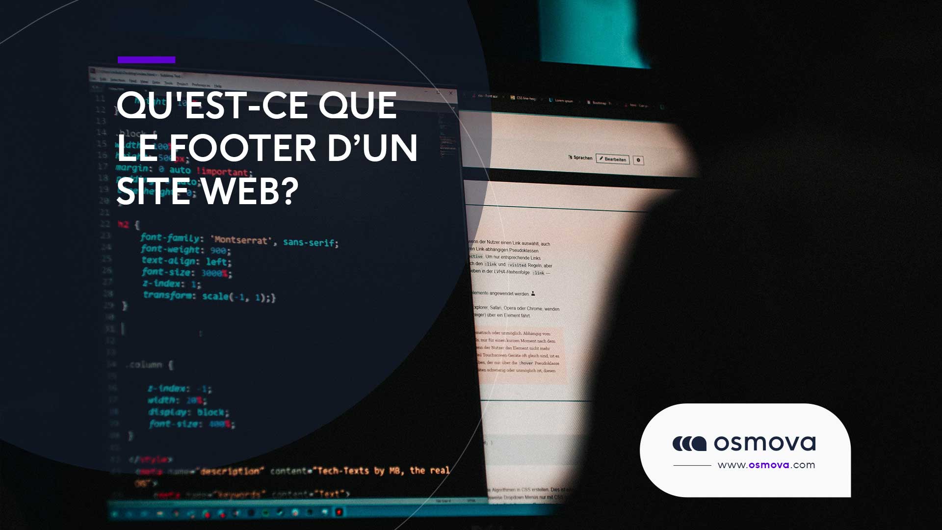 Qu’est-ce que le footer ?